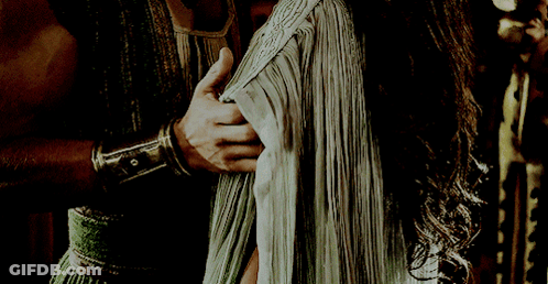 Man And Woman Kissing Man Wearing Bracelet GIF