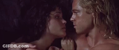 Man And Woman Kissing GIF