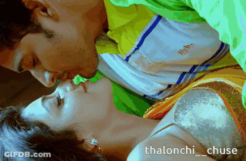 Man And Woman Kissing Thalonchi Chuse GIF