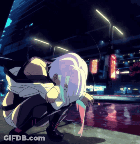 Man And Woman Kneeling Down GIF