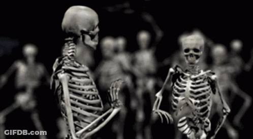 Man And Woman Laughing With Open Mouths GIF