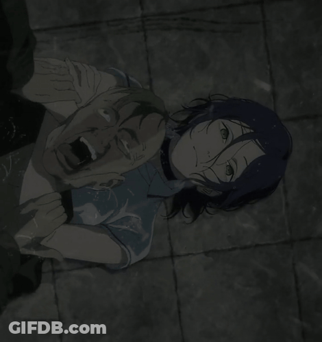 Man And Woman Laying On Ground GIF