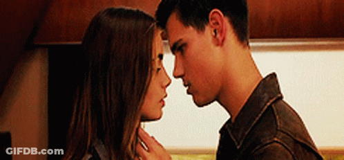 Man And Woman Looking At Each Other GIF