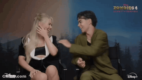 Man And Woman Looking At Each Other Big Brother Brasil GIF