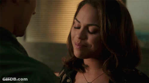 Man And Woman Looking At Each Other GIF
