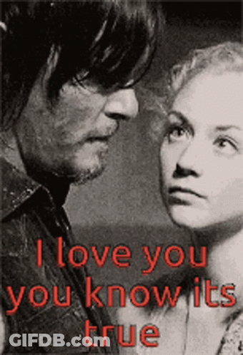 Man And Woman Looking At Each Other I Love You You Know Its True GIF