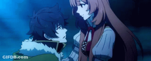 Man And Woman Looking At Each Other In Dark Room GIF