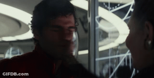 Man And Woman Looking At Each Other In Room GIF