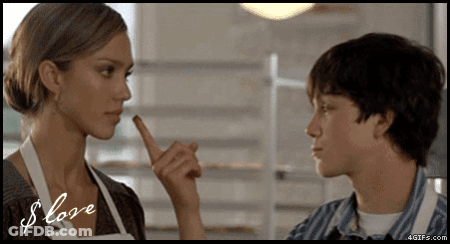 Man And Woman Looking At Each Other Love GIF