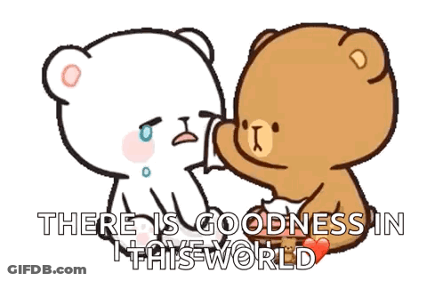 Man And Woman Looking At Each Other Saying I Know You Are Hurting But I Am Here For You GIF