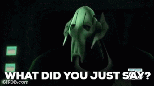 Man And Woman Looking At Each Other Saying What Did You Do GIF