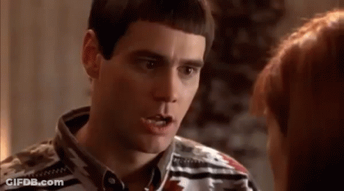 Man And Woman Looking At Each Other Talking GIF