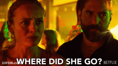 Man And Woman Looking At Each Other GIF