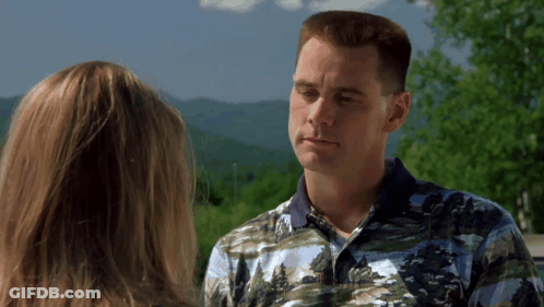 Man And Woman Looking At Mountains GIF