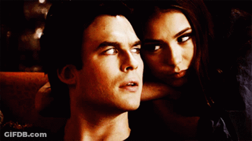 Man And Woman Looking At Something GIF