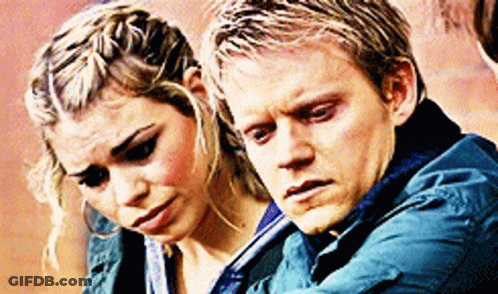 Man And Woman Looking At Something GIF