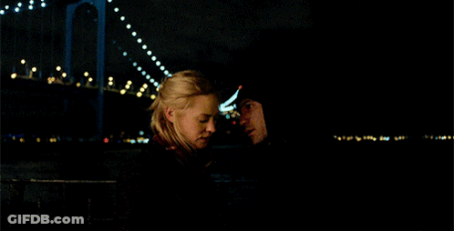 Man And Woman Looking In Darkness GIF