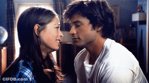 Man And Woman Looking Into Each Other's Eyes With Kenzig GIF