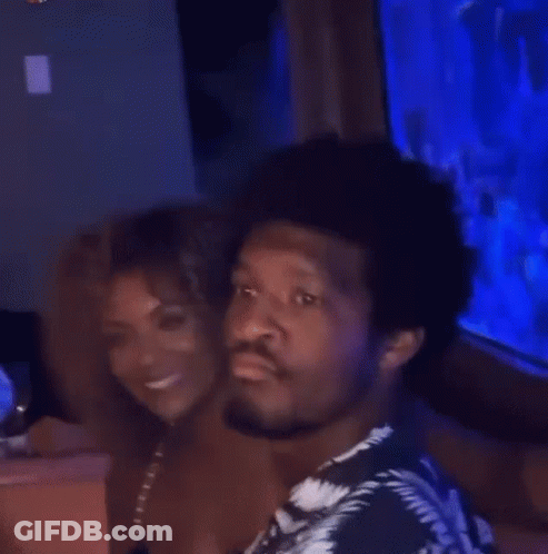 Man And Woman Making Funny Faces GIF