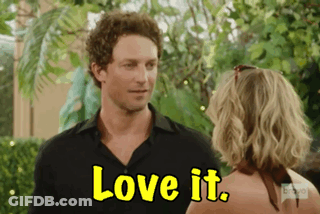 Man And Woman, Man Says Love It GIF
