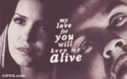 Man And Woman My Love For You Will Keep Me Alive GIF