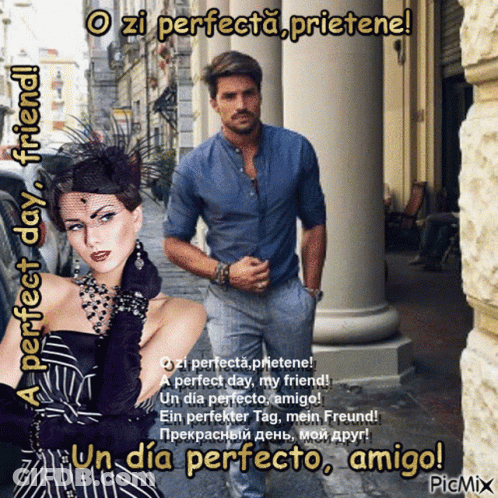 Man And Woman O Zi Perfecta Prietene GIF