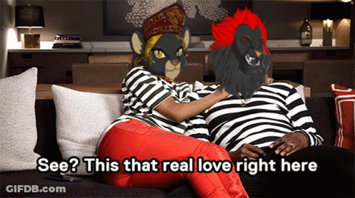 Man And Woman On Couch See This That Real Love Right Here GIF