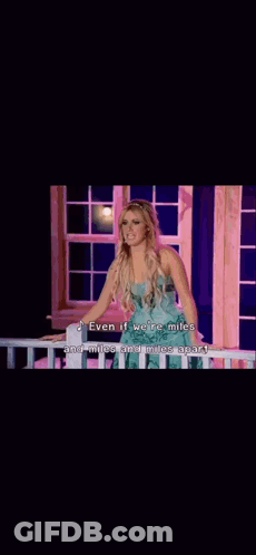 Man And Woman On Porch Saying All I Want Is You GIF