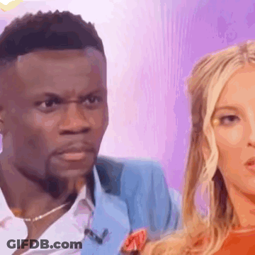 Man And Woman On TV Show GIF