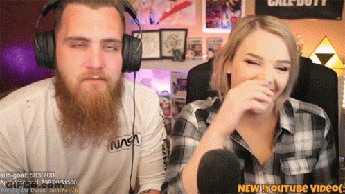 Man And Woman On YouTube Video GIF