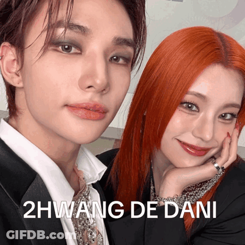 Man And Woman Posing 2Hwang De Dani GIF
