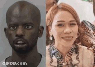 Man And Woman Posing For Picture GIF