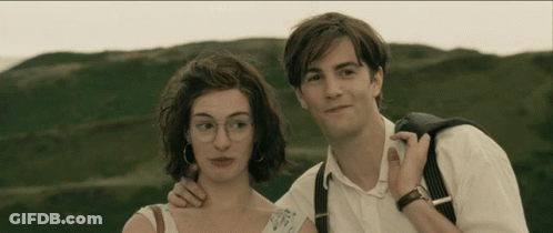Man And Woman Posing For Picture GIF