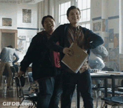 Man And Woman Posing For Picture GIF