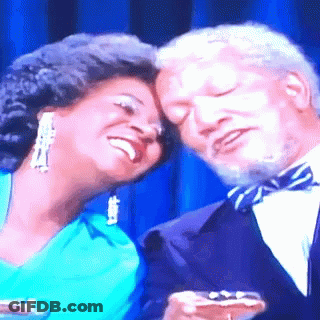 Man And Woman Posing Woman In Blue Dress GIF