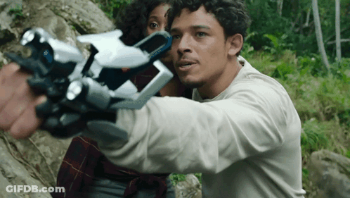 Man And Woman Resting Heads On Each Other's Shoulders GIF