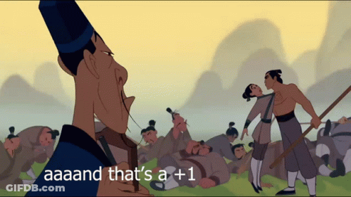 Man And Woman Saying Aaaand That's A +1 GIF