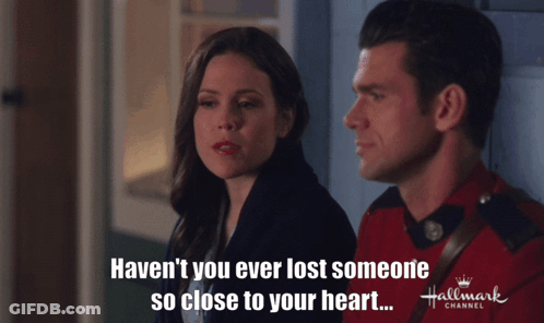 Man And Woman Saying Haven't You Ever Lost Someone GIF