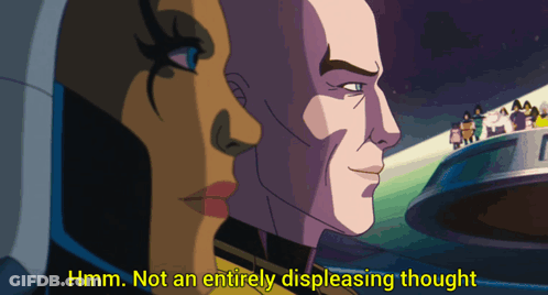Man And Woman Saying Hmm Not An Entirely Displeasing Thought GIF
