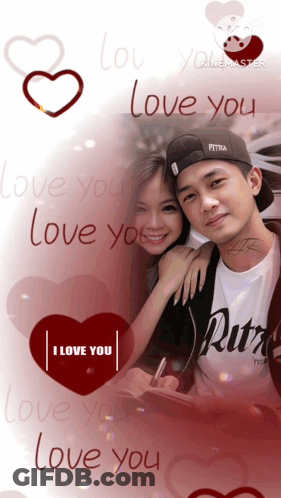Man And Woman Saying I Love You GIF