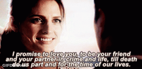 Man And Woman Saying I Promise To Love You GIF