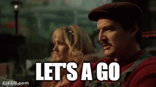 Man And Woman Saying Let's Go GIF