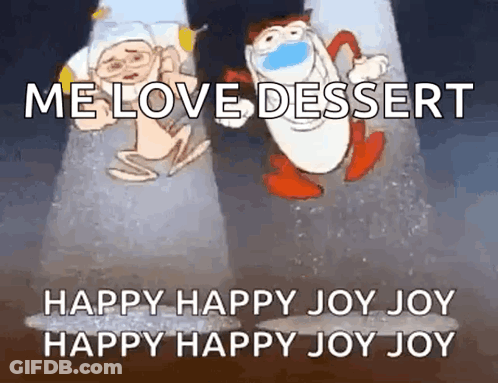 Man And Woman Saying Me Love Dessert GIF