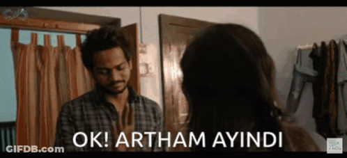 Man And Woman Saying Ok GIF