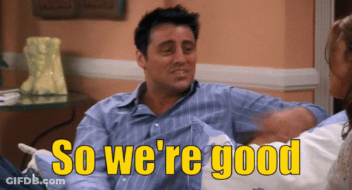 Man And Woman Saying So We're Good GIF