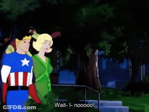 Man And Woman Saying Wait GIF