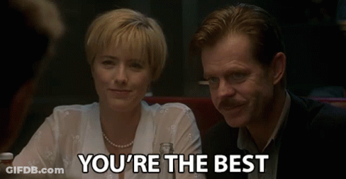 Man And Woman Saying You're The Best GIF