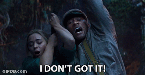 Man And Woman Screaming I Don't Got It GIF