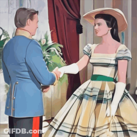 Man And Woman Shaking Hands GIF