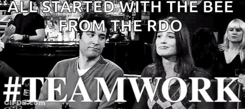 Man And Woman Sitting At Bar GIF